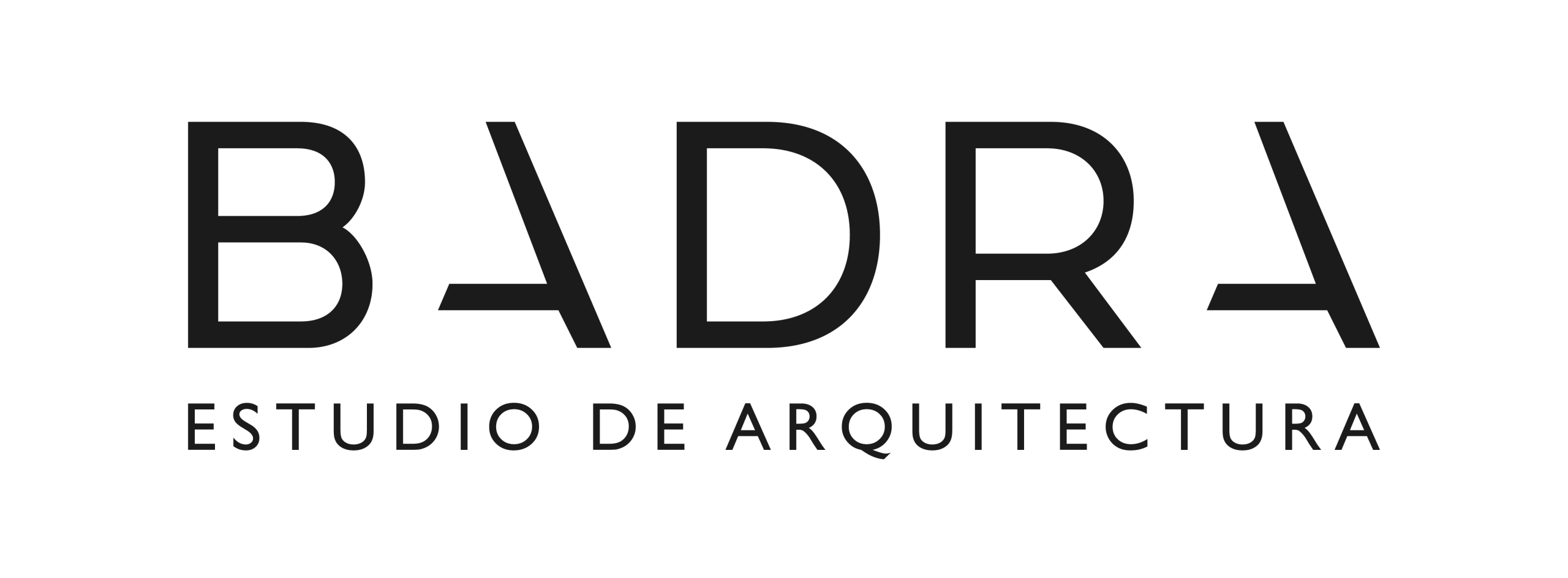 Logo negro completo | Badra Estudio