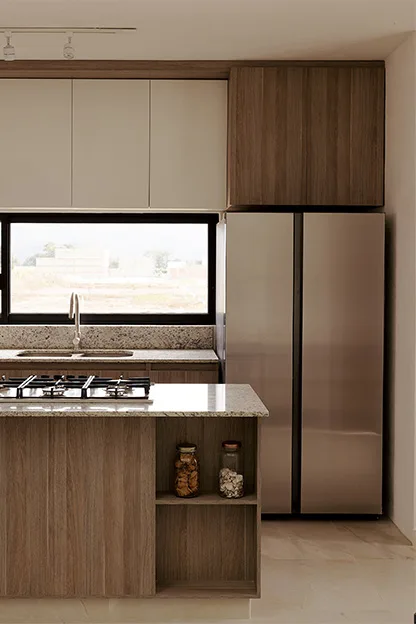 Portada - Cocina del proyecto Casa de la Luz, por Badra Estudio